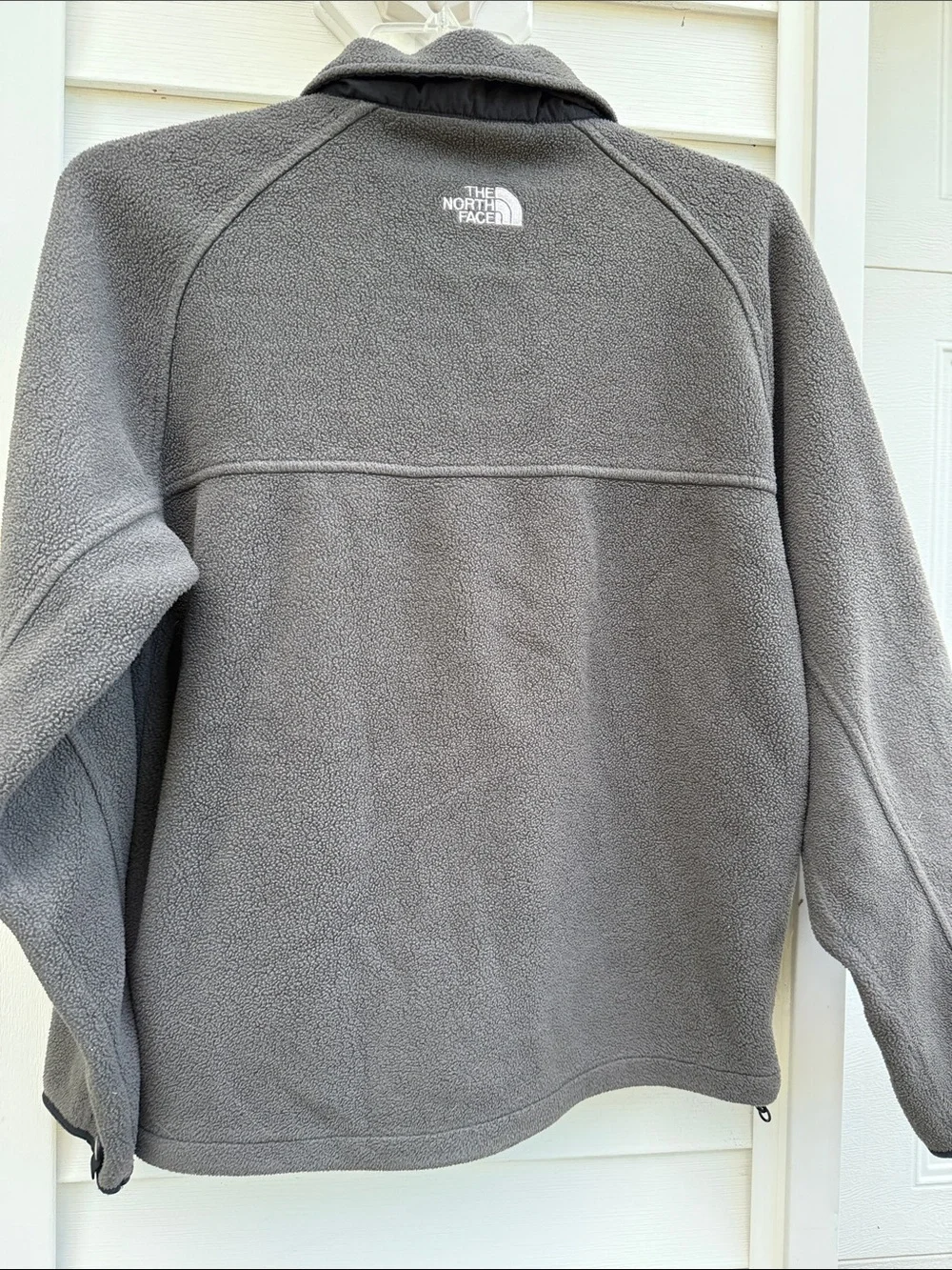The North Face Grey Full Zip Fleece Jacket Sweatshirt Men’s size Medium